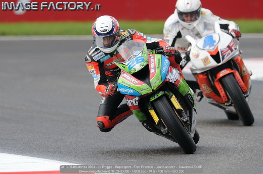 2010-05-08 Monza 0394 - La Roggia - Supersport - Free Practice - Joan Lascorz -  Kawasaki ZX-6R